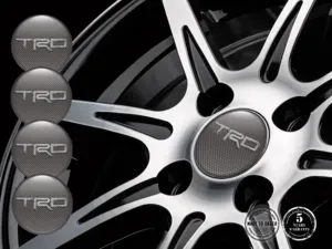 Toyota TRD Adesivi Cupola Stile Etichette Cerchio Alta Qualità
